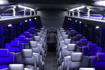 Plano Charter Bus Interior