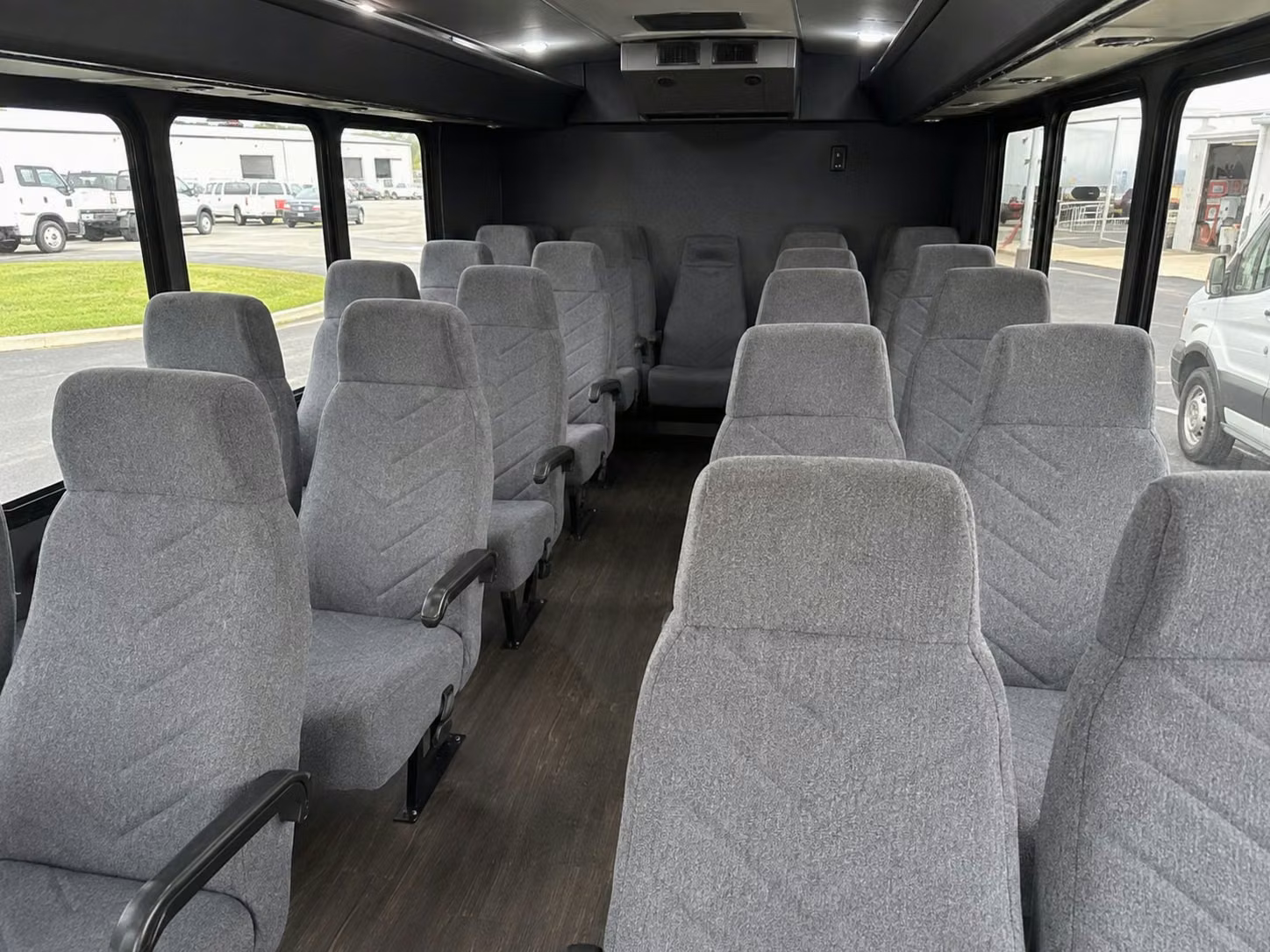 18 passenger minibus interior