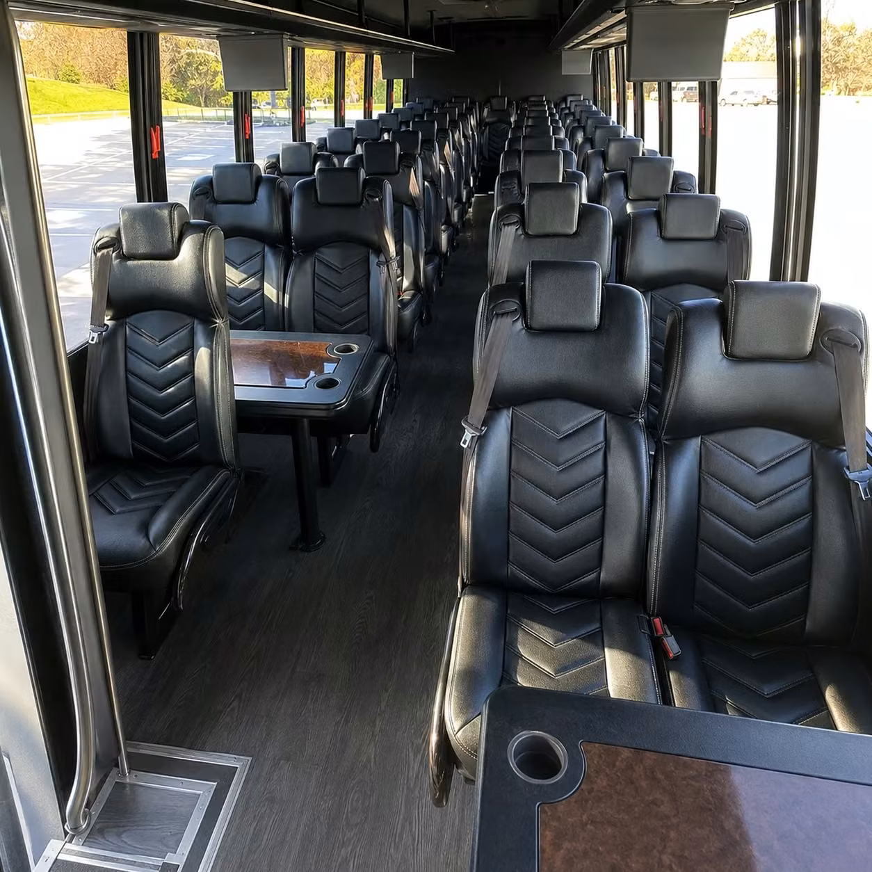 25 passenger minibus interior