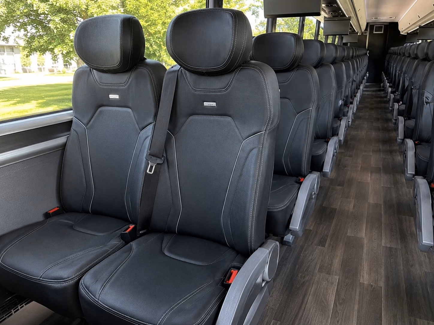 shuttle buses for plano wedding guests staying at hotels along the 121 corridor