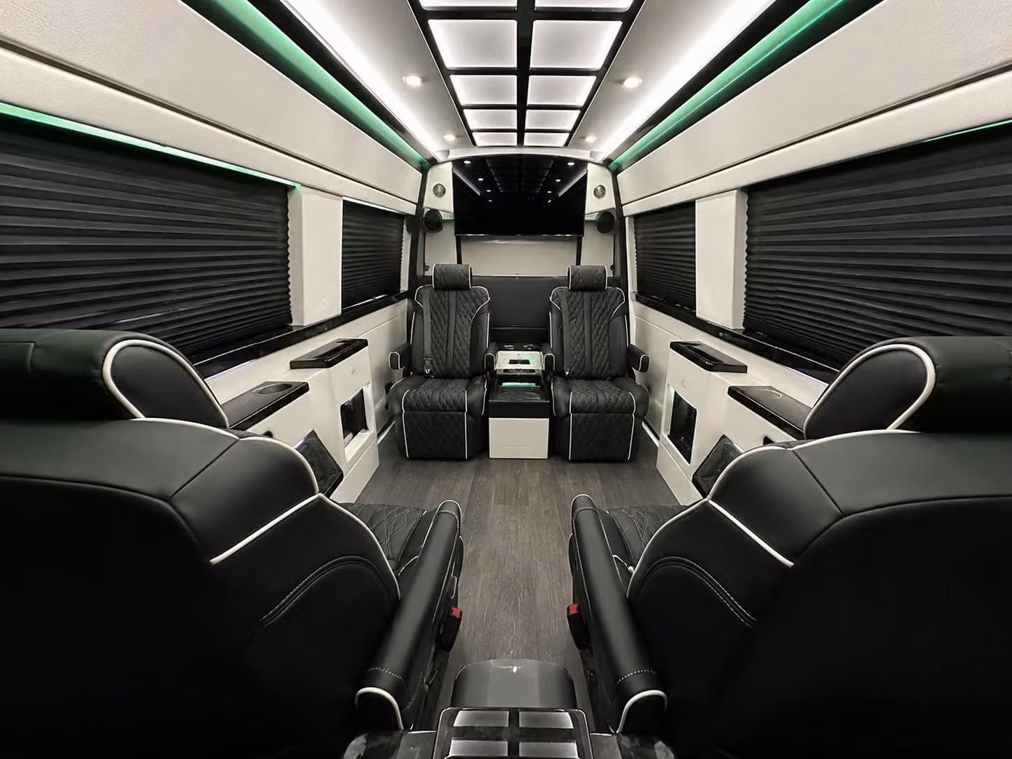 sprinter van with driver inside